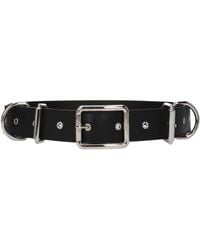 Moschino - Black Leather Belt - Lyst