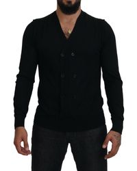 Dolce & Gabbana - Elegant Cashmere Cardigan Sweater - Lyst