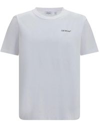 Off-White c/o Virgil Abloh - White Cotton T-shirt - L - Lyst