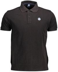 North Sails - Black Cotton Polo Shirt - Lyst