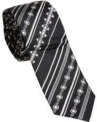 Dolce & Gabbana - Stripes Silk Adjustable Neckmen's Tie - Lyst