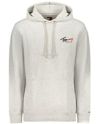 Tommy Hilfiger - Gray Cotton Men's Sweatshirt - Lyst