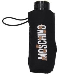 Moschino - Black Polyester Umbrella - Lyst