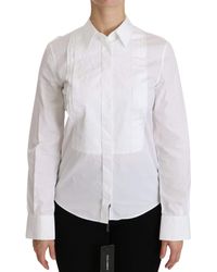 Dolce & Gabbana - Dolce Gabbana Collared Long Sleeve Polo Shirt - Lyst