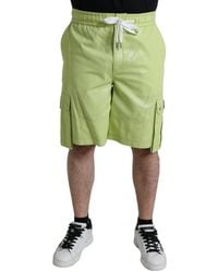 Dolce & Gabbana - Light Cotton Cargo Bermuda Shorts - Lyst