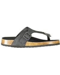 Laura Biagiotti - Black Polyurethane 's Sandal - Lyst