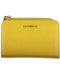 Coccinelle - Elegant Leather Wallet With Secure Fastenings - Lyst