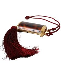 Dolce & Gabbana - Leopard Mini Mirror Tassel Make Up Holder Bag - Lyst