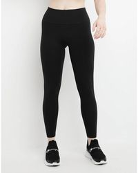 Champion - Black Polyester Leggings - Lyst