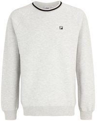 Fila - Black Cotton Sweatshirt - Lyst