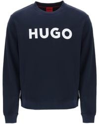 HUGO - Dem Logo Sweatshirt - Lyst