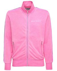 Palm Angels - Pink Nylon Turtleneck Jacket For Trendsetters - Lyst