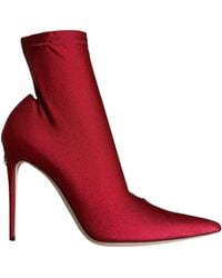 Dolce & Gabbana - Cherry Stretch Stilettos Ankle Boot Shoes - Lyst