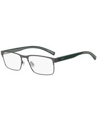 BOSS - Gray Steel & Aluminum Glasses (frames) - Lyst
