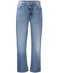 Calvin Klein - Blue Cotton 's Jeans - Lyst
