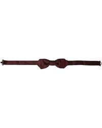 Dolce & Gabbana - Silk Fantasy Adjustable Neck Bow Tie - Lyst