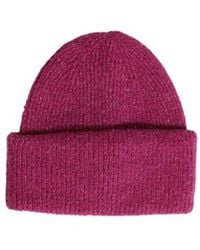 Pieces - Pink Recycled Polyester Cap (baseball Hat) - Lyst