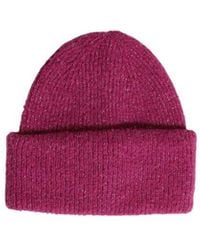 Pieces - Pink Recycled Polyester Cap (baseball Hat) - Lyst