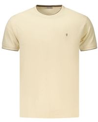 COVERI MOVING - Beige Cotton Men's T - Lyst