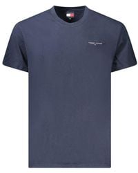 Tommy Hilfiger - Blue Cotton Men's T - Lyst