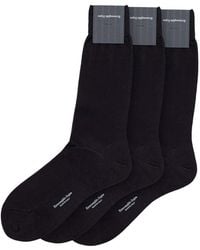 ZEGNA - Gray Cotton Socks - Lyst