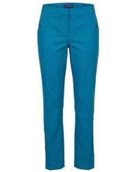 Trussardi - Blue Cotton Pants - Lyst