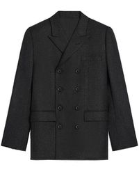 Celine - Céline Wool Blazer Jacket - Lyst