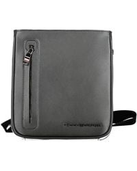 Tommy Hilfiger - Black Polyurethane Men's Shoulder Bag - Lyst