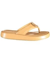 Laura Biagiotti - Beige Polyurethane 's Sandal - Lyst