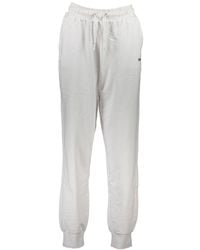 Fila - White Cotton Pant - Lyst