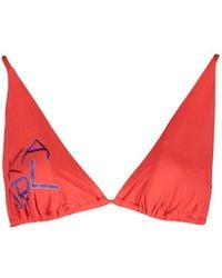 KARL LAGERFELD - Rosso Poliammide Swimsuit - Lyst