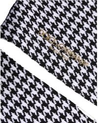 Dolce & Gabbana - Black White Houndstooth Mid Calf Accessory Socks - Lyst