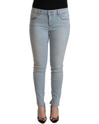 Liu Jo - Light Mid Waist Skinny Denim - Lyst