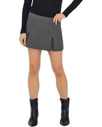 Jacqueline De Yong - Gray Polyester Shorts - Lyst