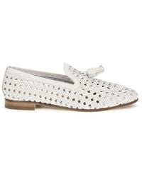 Fratelli Rossetti - White Calf Leather Bos Taurus Slip - Lyst