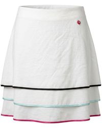 Trussardi - White Viscose Skirt - Lyst