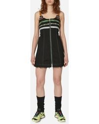 Cormio - Short Denim Dress With Front Zipper - Lyst