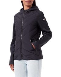 Champion - Black Polyester Shell Jacket - Lyst