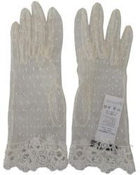 Dolce & Gabbana - Chic Wrist Length Gloves - Lyst