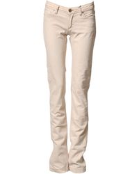 Dolce & Gabbana - Low Waist Cotton Slim Fit Denim Trousers Jeans Elastane - Lyst
