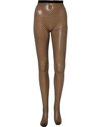 Dolce & Gabbana - Black Fishnet Nylon Tights Stocking Pantyhose Socks - Lyst
