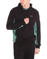 Fila - Black Cotton Sweatshirt - Lyst