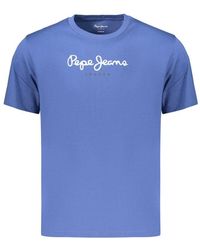 Pepe Jeans - Blue Cotton Men's T - Lyst