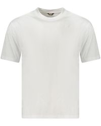 K-Way - White Cotton Men T-shirt - Xl - Lyst