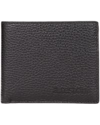 Testoni - Black Leather Wallet - Lyst