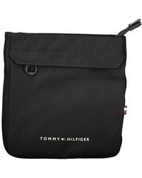 Tommy Hilfiger - Black Polyester Shoulder Bag - Lyst