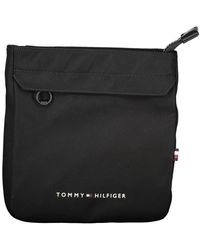 Tommy Hilfiger - Black Polyester Shoulder Bag - Lyst