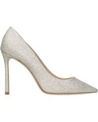 Jimmy Choo - Gold Plastic High Heel Pumps - Lyst