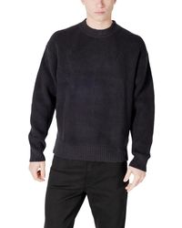Calvin Klein - Black Organic Cotton Sweater - Lyst