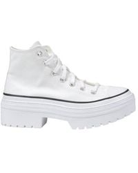 Converse - White Fabric Chunky Sneakers - Lyst